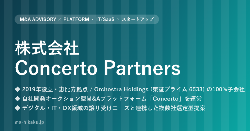 株式会社Concerto Partners