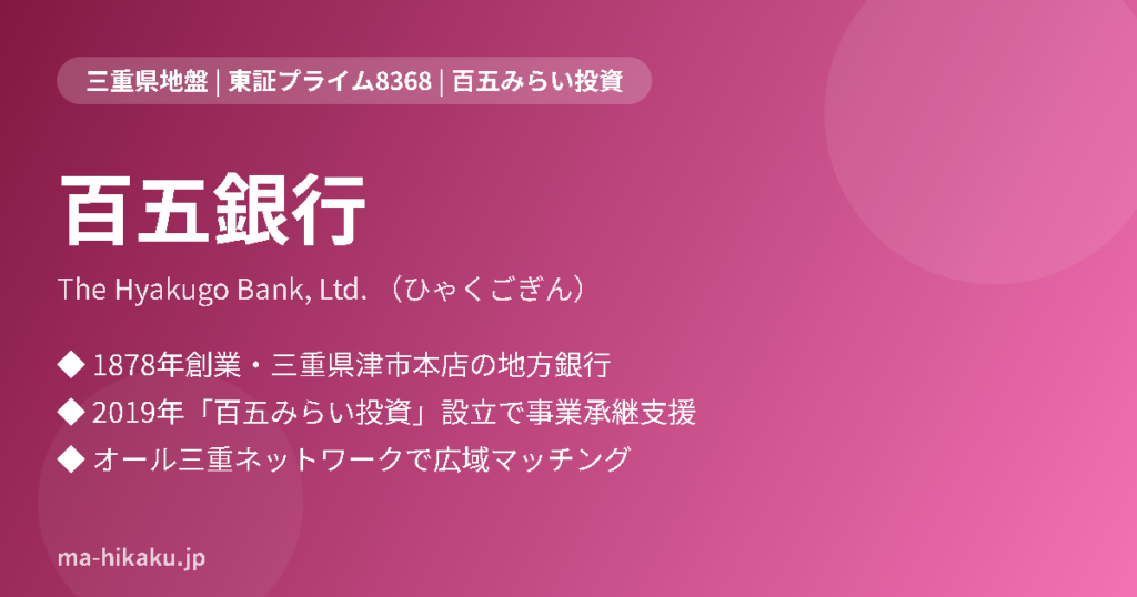 百五銀行（ひゃくごぎん）