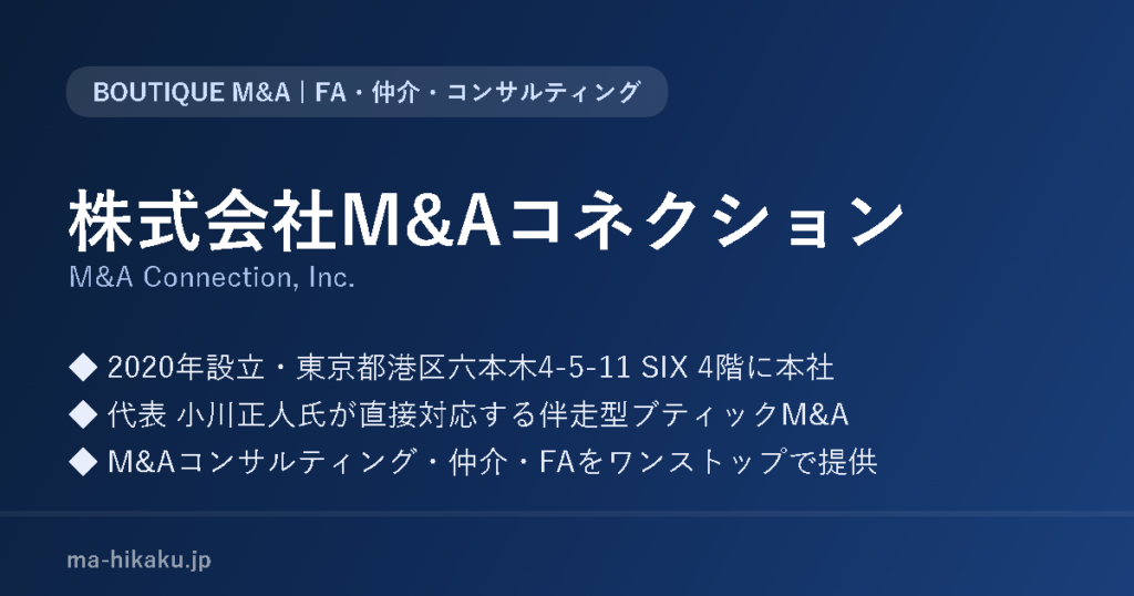 株式会社M&Aコネクション