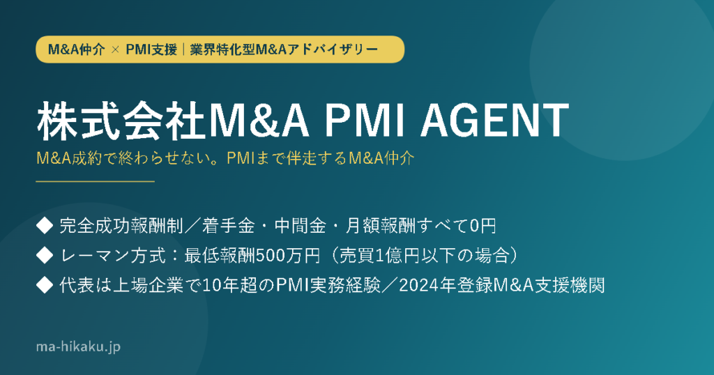 株式会社M&A PMI AGENT