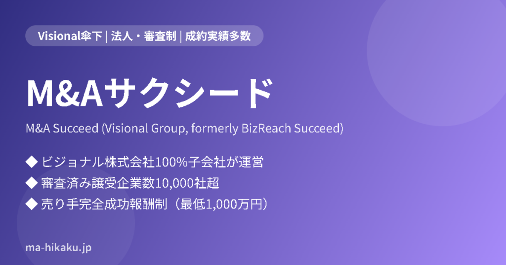 M&Aサクシード（旧ビズリーチ・サクシード）