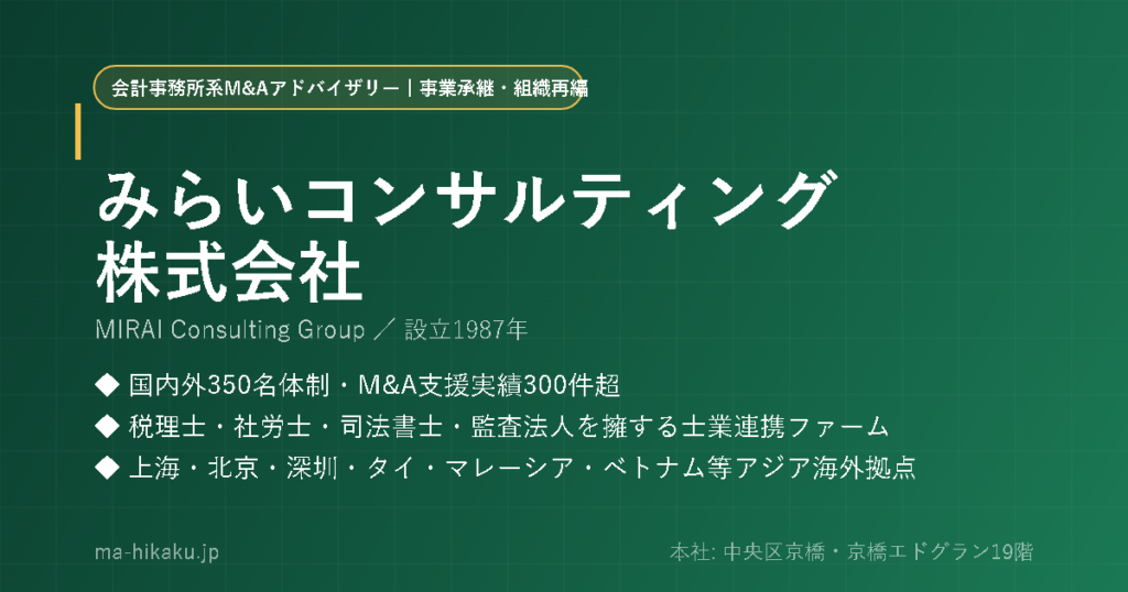 みらいコンサルティング株式会社