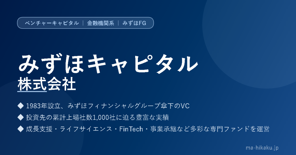 みずほキャピタル株式会社