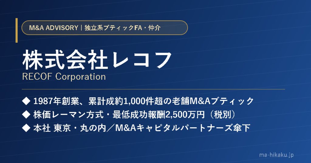 株式会社レコフ