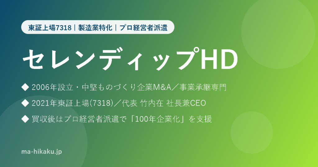セレンディップ・ホールディングス株式会社