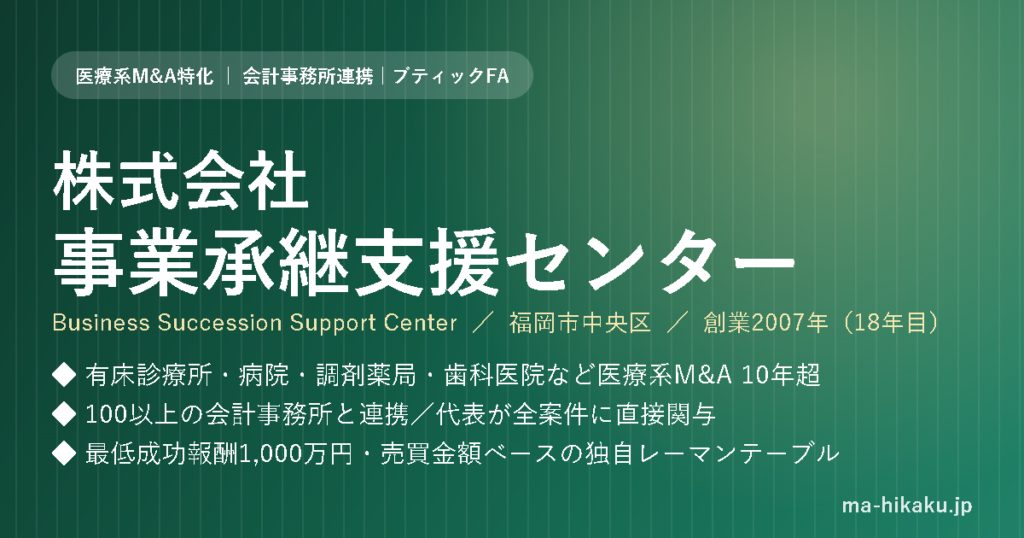 株式会社事業承継支援センター