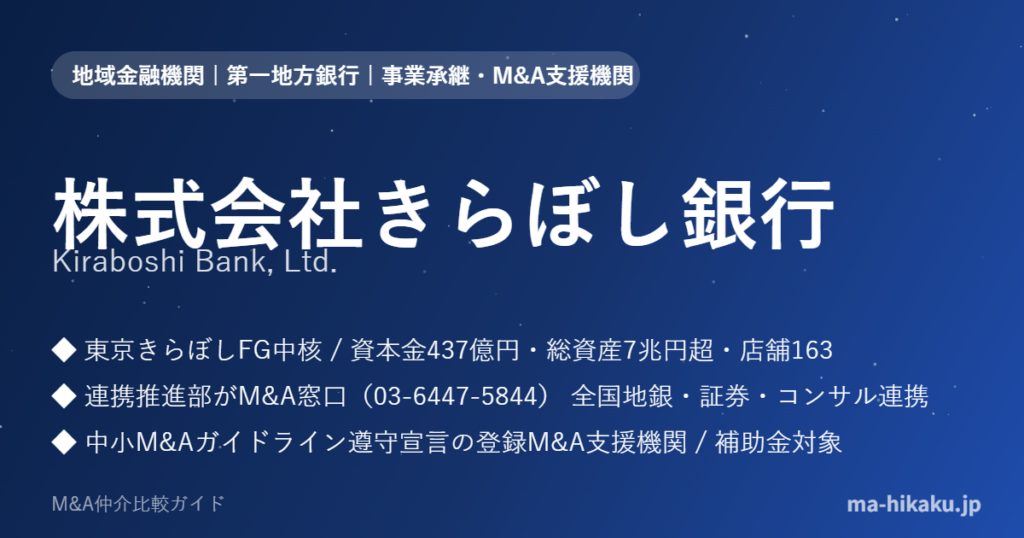 株式会社きらぼし銀行