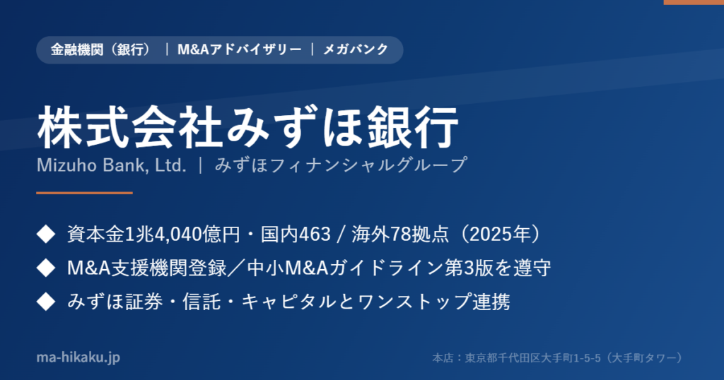 株式会社みずほ銀行