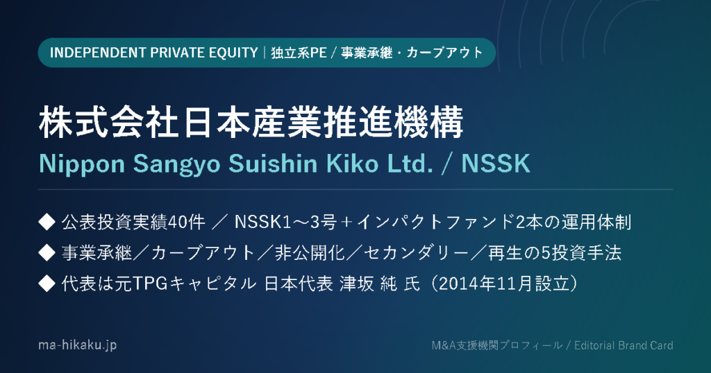 株式会社日本産業推進機構（NSSK）